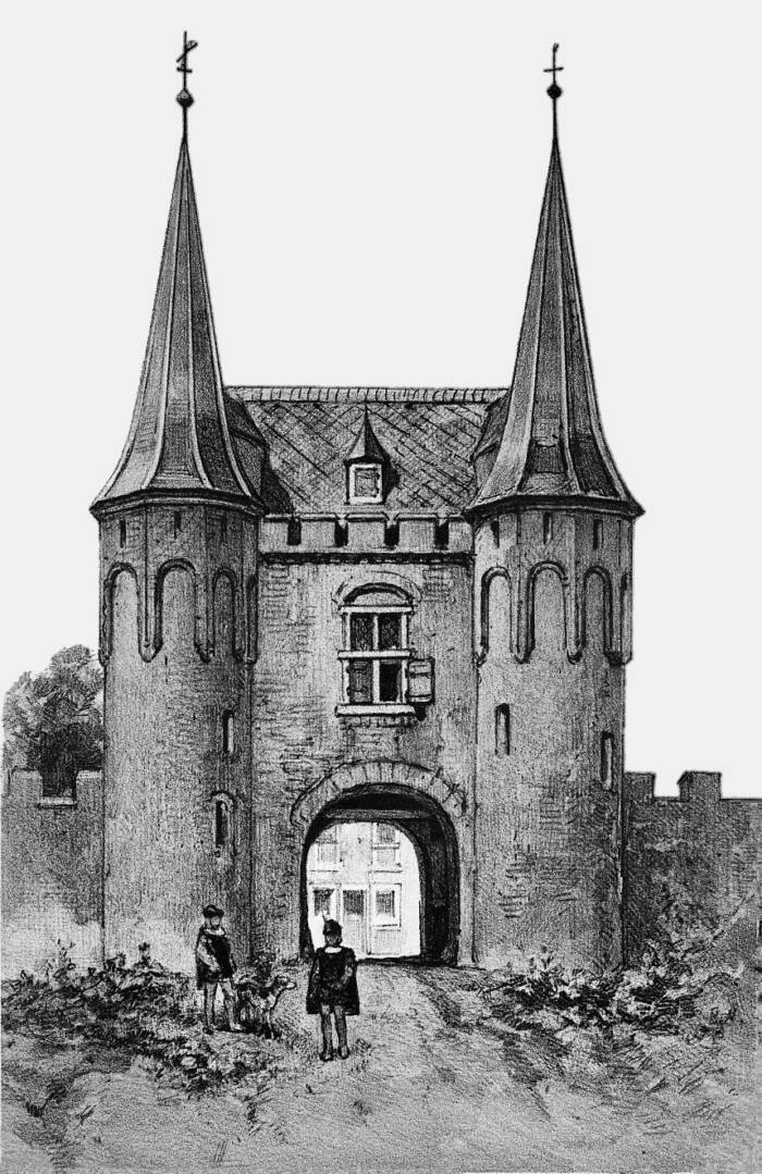 Medieval Spuipoort In The Hague