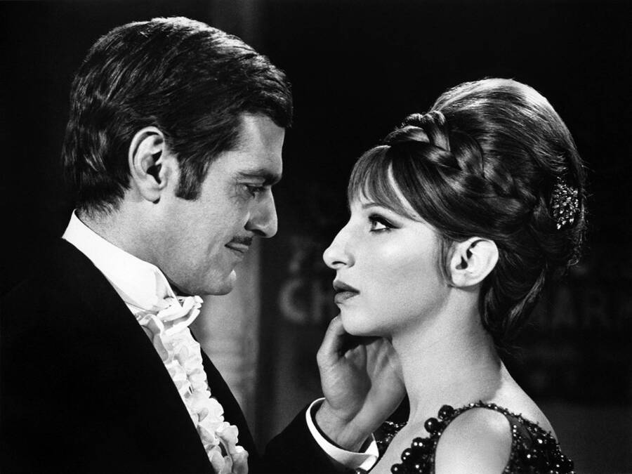 Omar Sharif And Barbra Streisand In Funny Girl