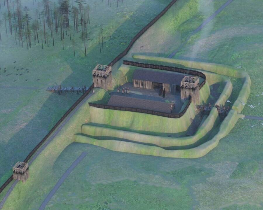 Roman Fortlet Along Antonine Wall