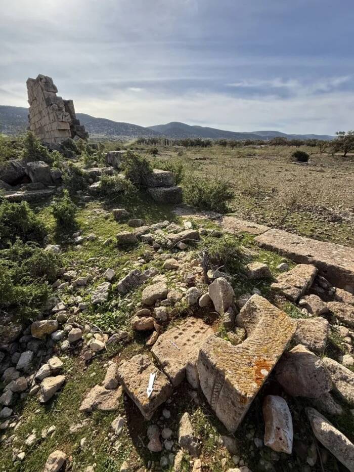 Game Board At Greek Ruins In Libya