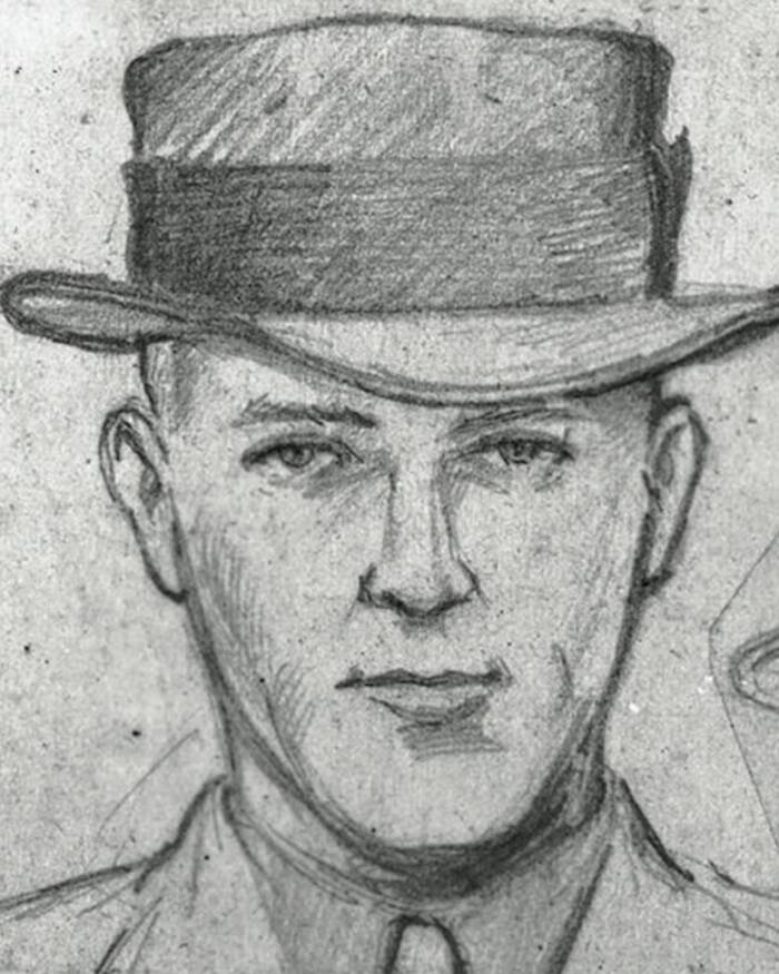 Bruno Hauptmann Police Sketch