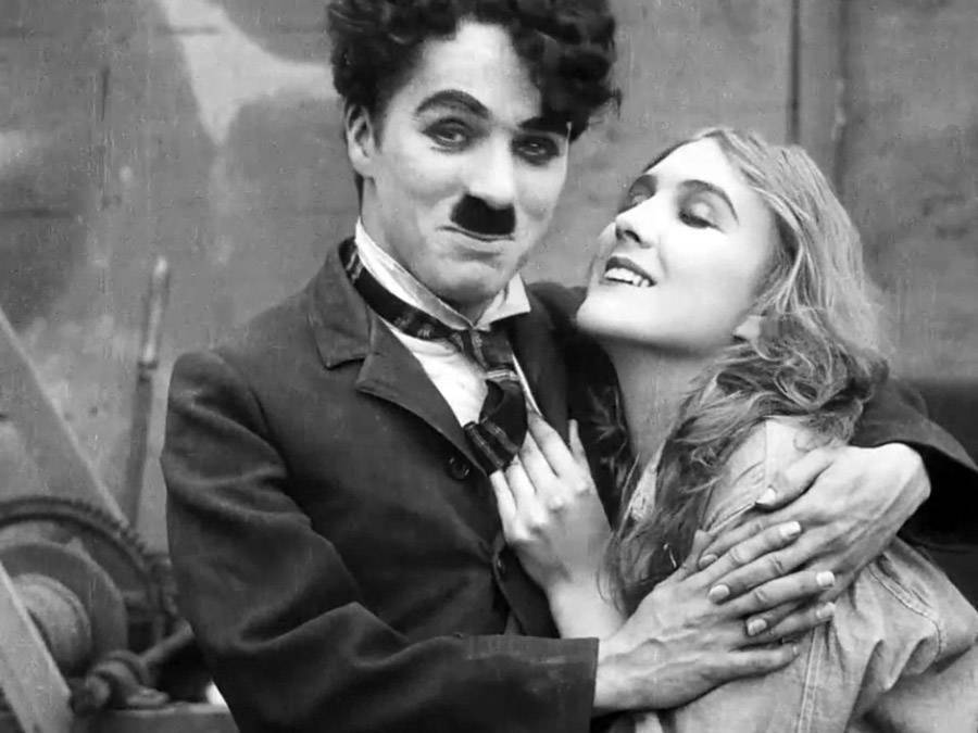 Charlie Chaplin With Co Star