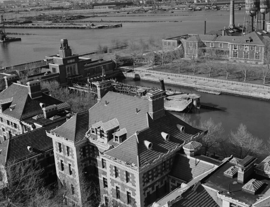 Ellis Island Hospital From Above