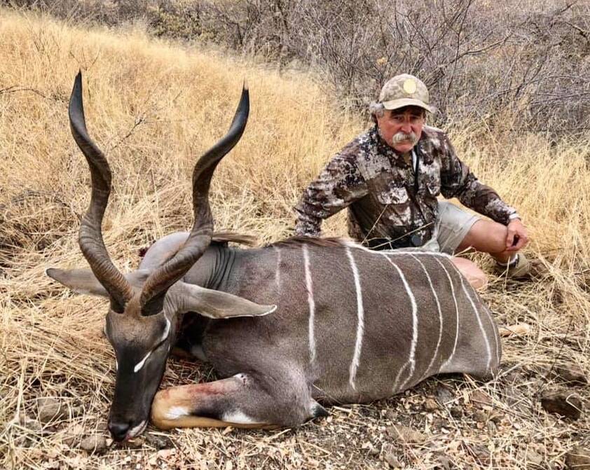 Ernie Dosio Posing After Hunt