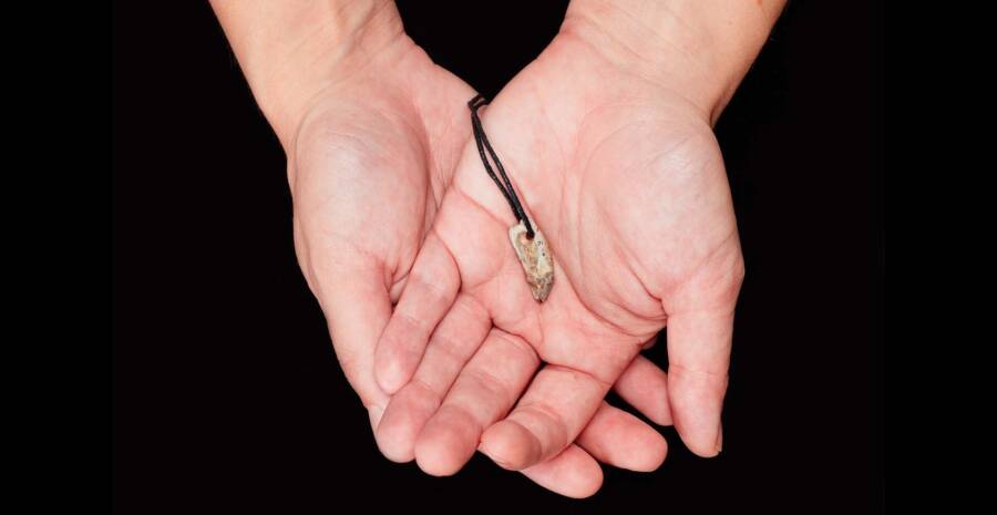 Paleolithic Seal Tooth Pendant