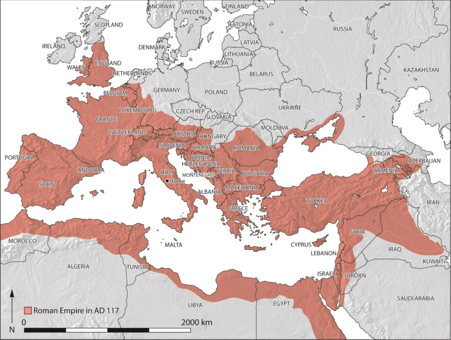 How Big Was The Roman Empire