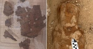 Iliad Papyrus Alongside Mummy Featured