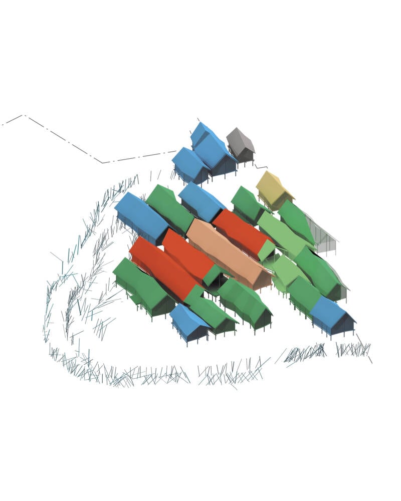 Neolithic Village In Biel Switzerland