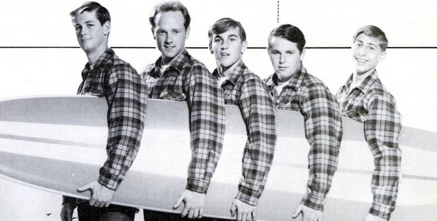 The Beach Boys With A Surfboard