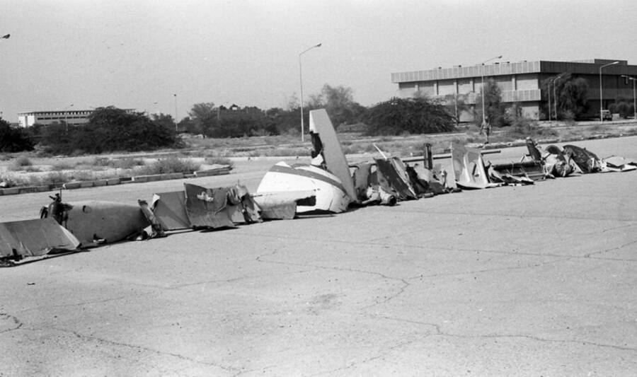 Wreckage Of Iran Air Flight 655
