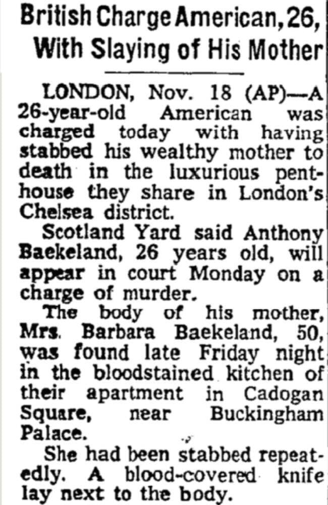 Murder Newspaper Article