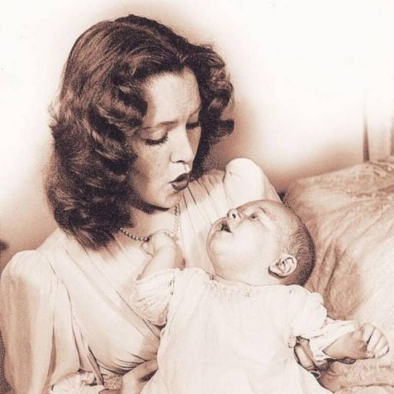 Barbara Daly Baekeland With Baby Antony Baekeland