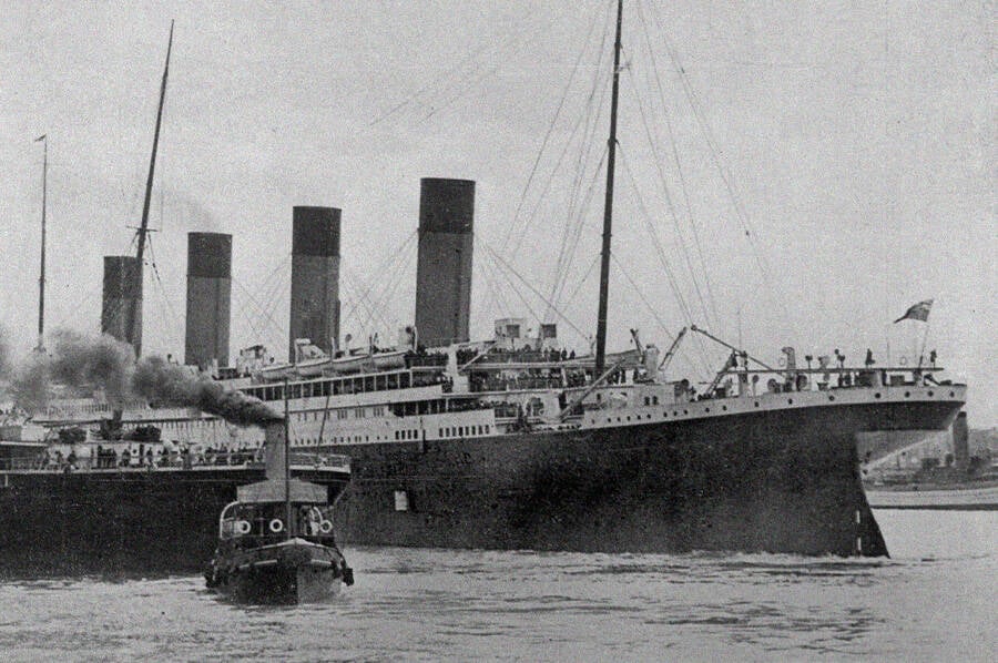 RMS Titanic At Sea