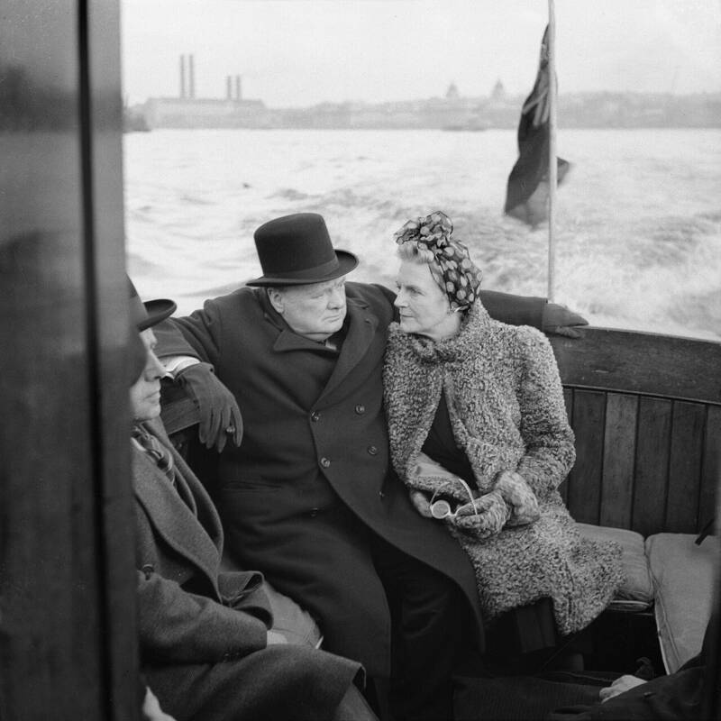 Clementine Churchill And Her Husband