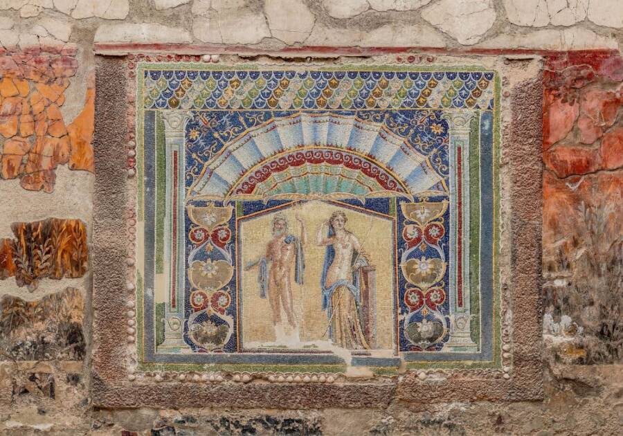 Mosaic At Herculaneum