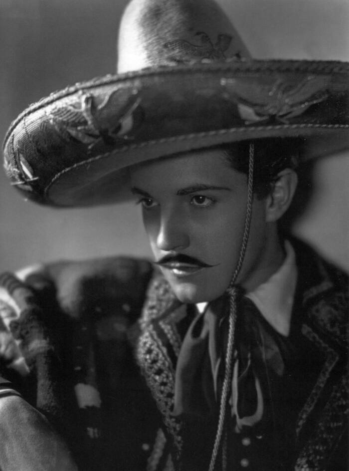 Ramon Novarro In A Sombrero