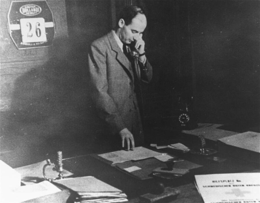 Raoul Wallenberg On The Telephone