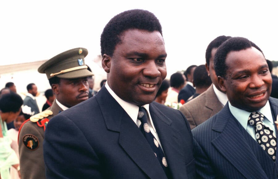 Rwanda Leader President Juvenal Habyarimana