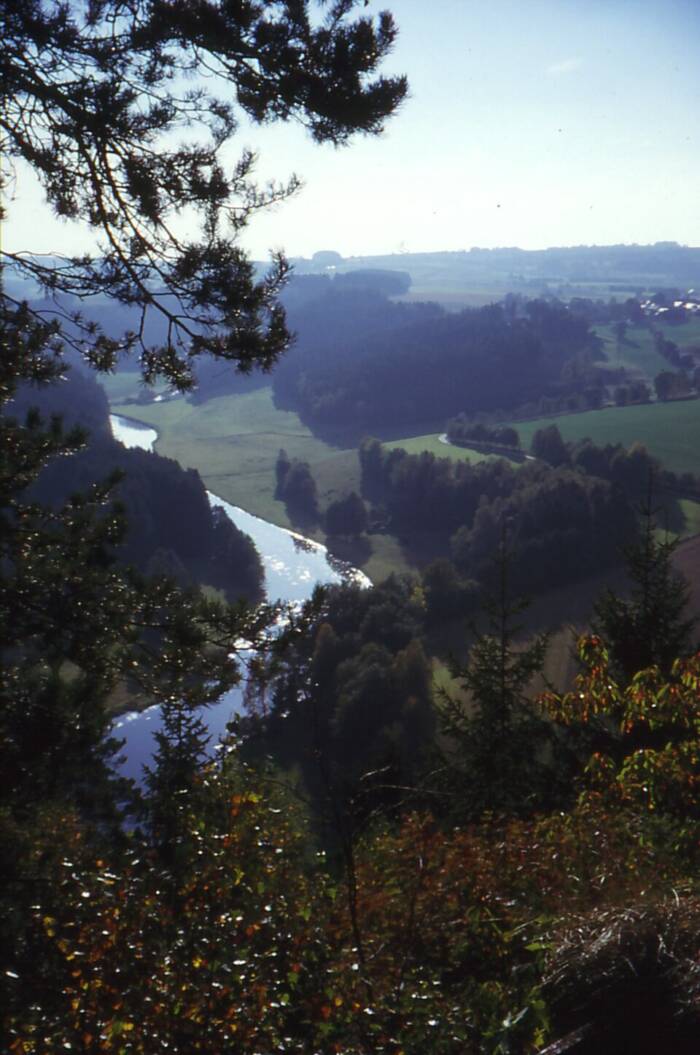 Saale River In Germany