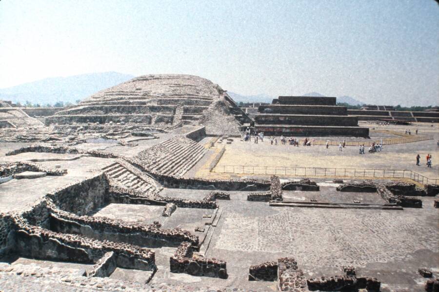 Temples At Teotihuacan