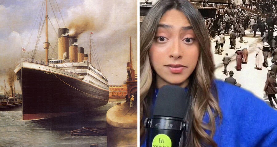 Titanic Champagne Christening