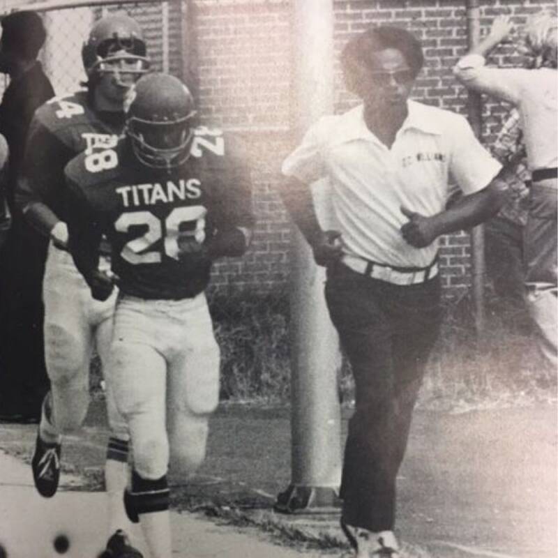 Coach Boone With Titans Players