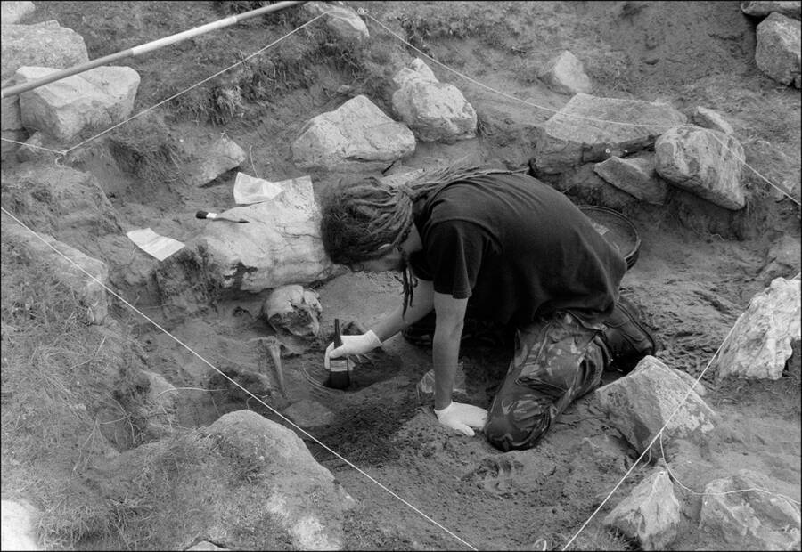 Excavation Of Iron Age Scottish Woman