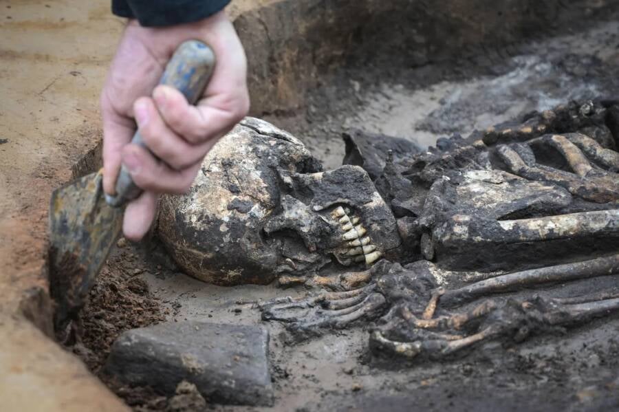 Skeleton Found In Prehistoric Kiln