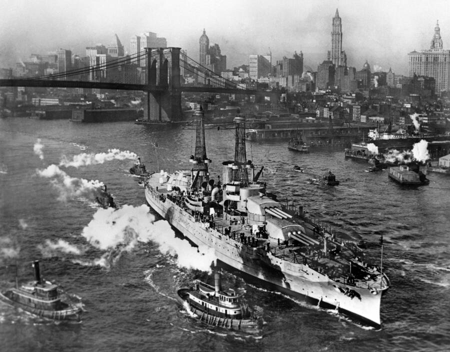 USS Arizona In New York City