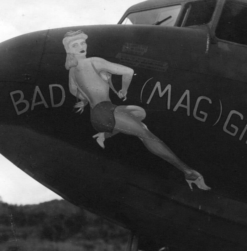 Bad Maggie Nose Art