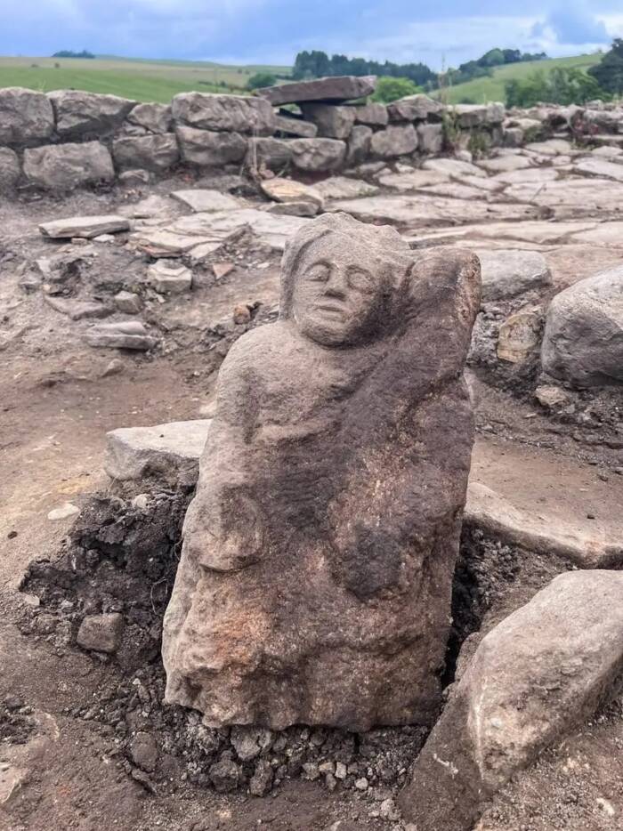 Ancient Roman Genius Statue