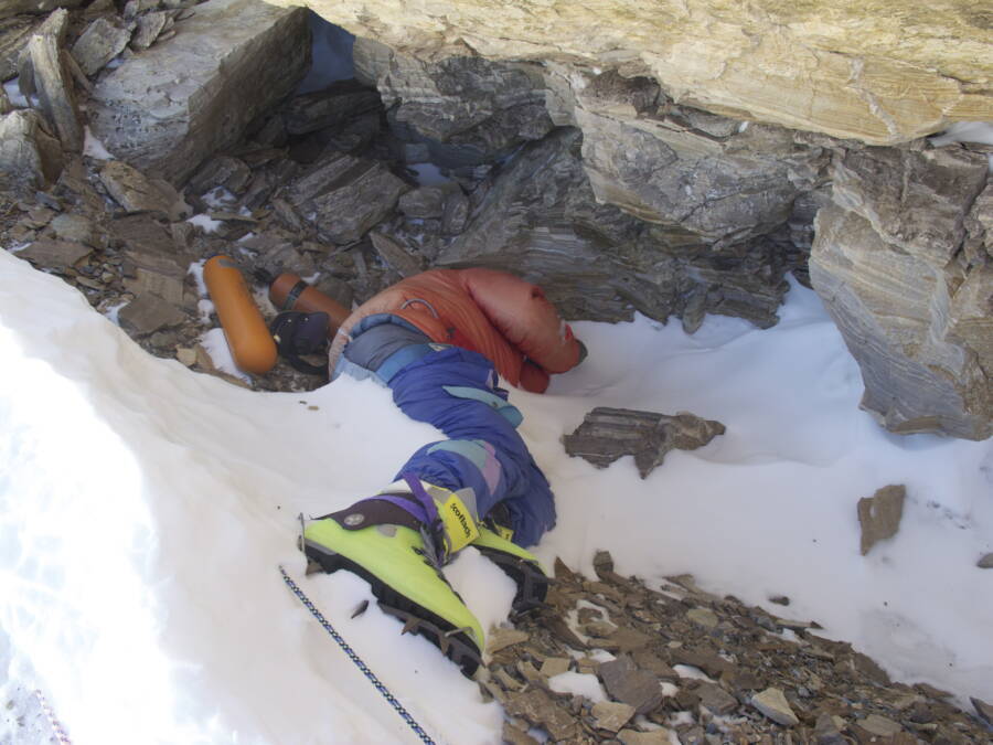 1996 Everest Disaster Victim Green Boots