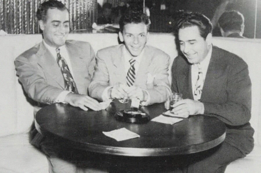 Joseph Fischetti And Frank Sinatra