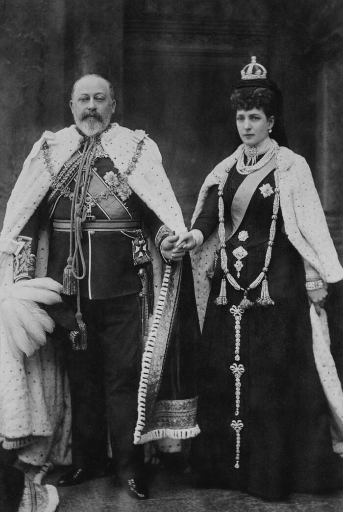 King Edward VII And His Queen