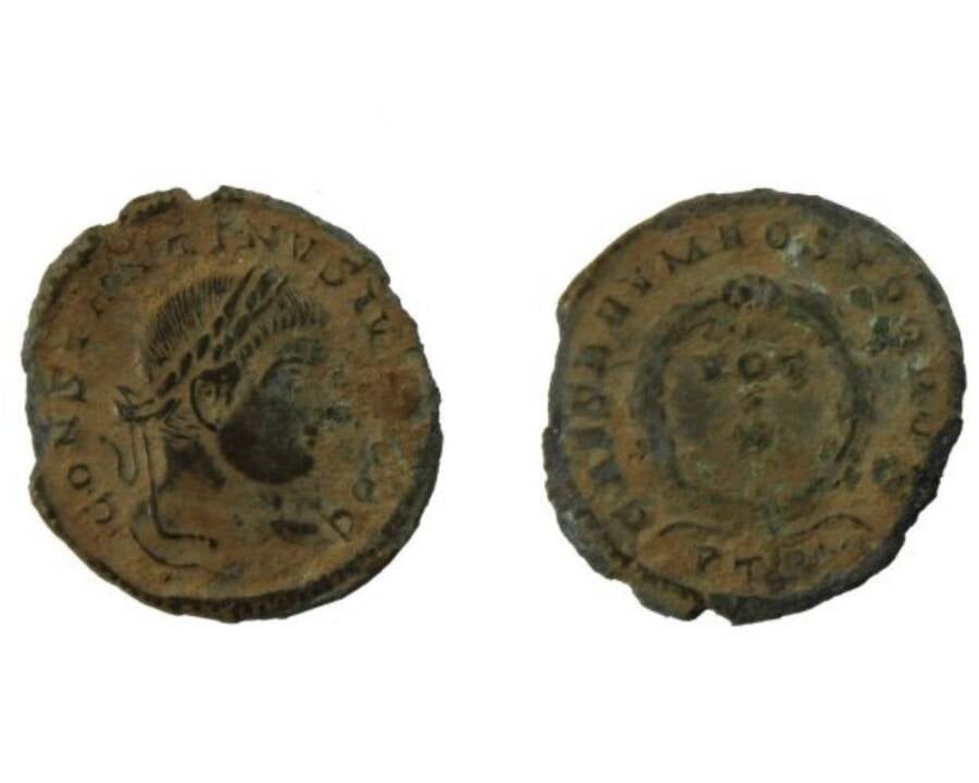 Roman Coins Found In Cheltenham