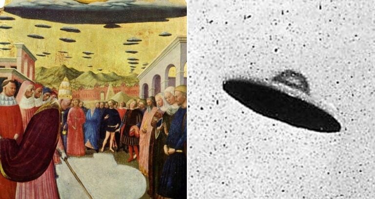 Strange Clouds Over Italy Alongside Ufo Featured