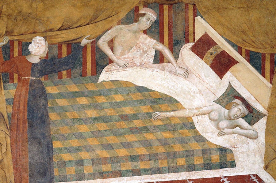 The Spouses Retired To Bed