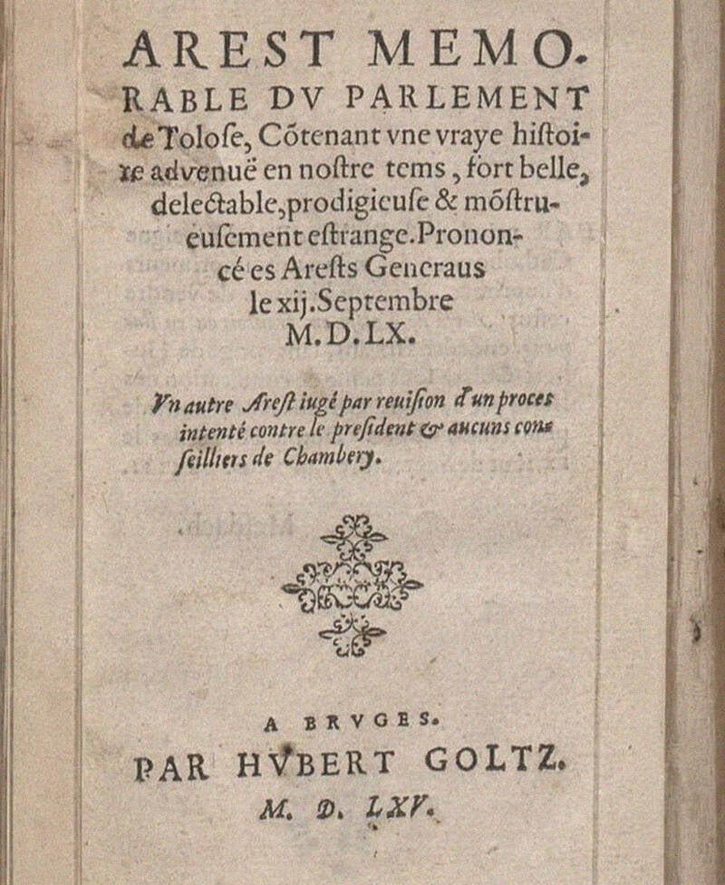 The True Story Of Martin Guerre