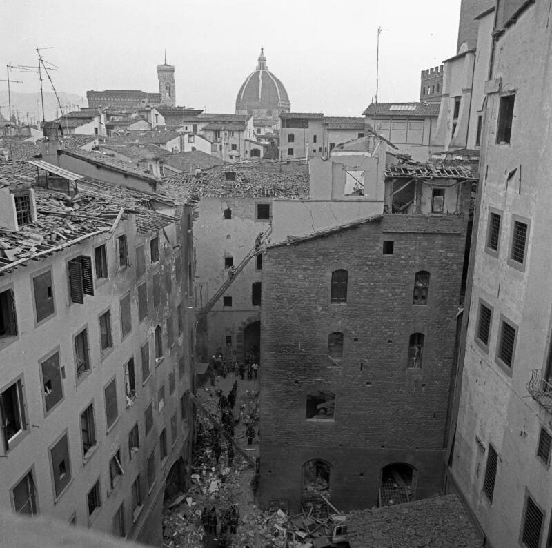 Uffizi Gallery Bomb Damage