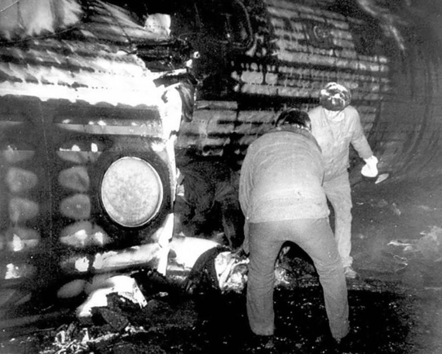 Wreckage Of Aeroflot Flight 6502