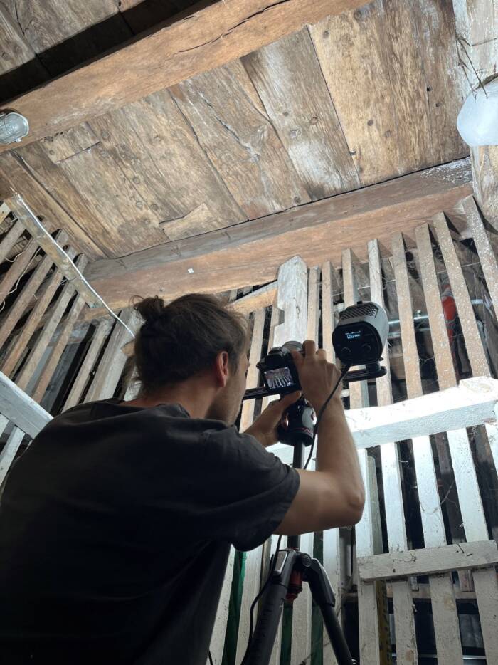 13th Century Ceiling In Germany Built With Ship Wood