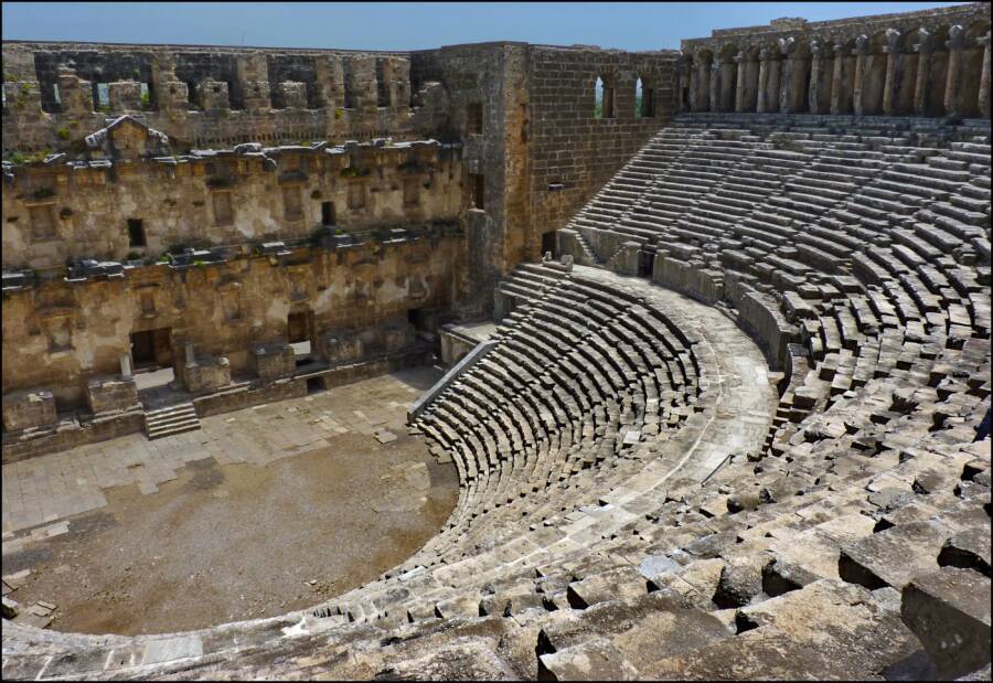 Roman Theatre In Aspendos