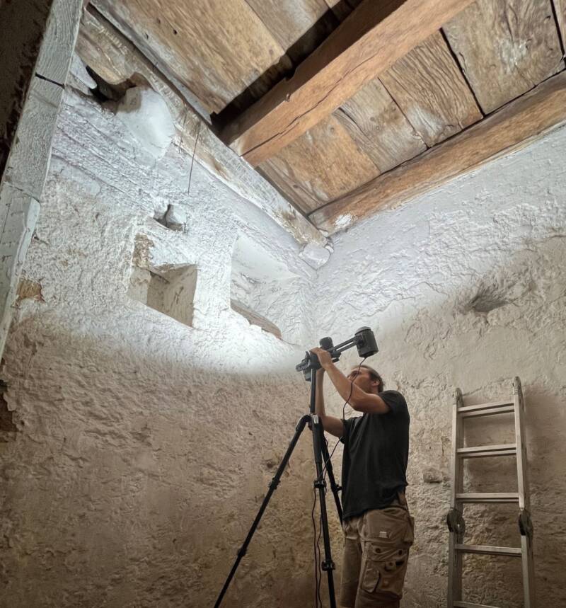 Basement Ceiling Made From Medieval Ship Hull