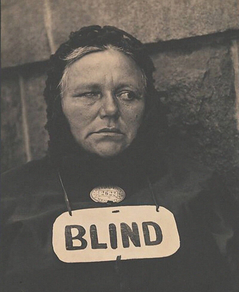 Ugly Laws Blind Woman New York