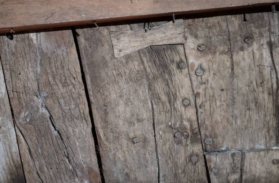 Cellar Ceiling In Germany Made From Medieval Ship