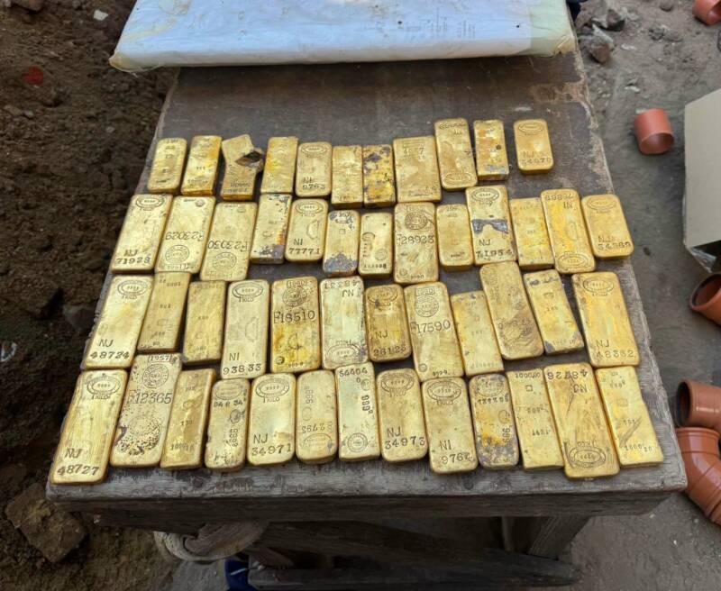 Gold Bars Found In Dendermonde
