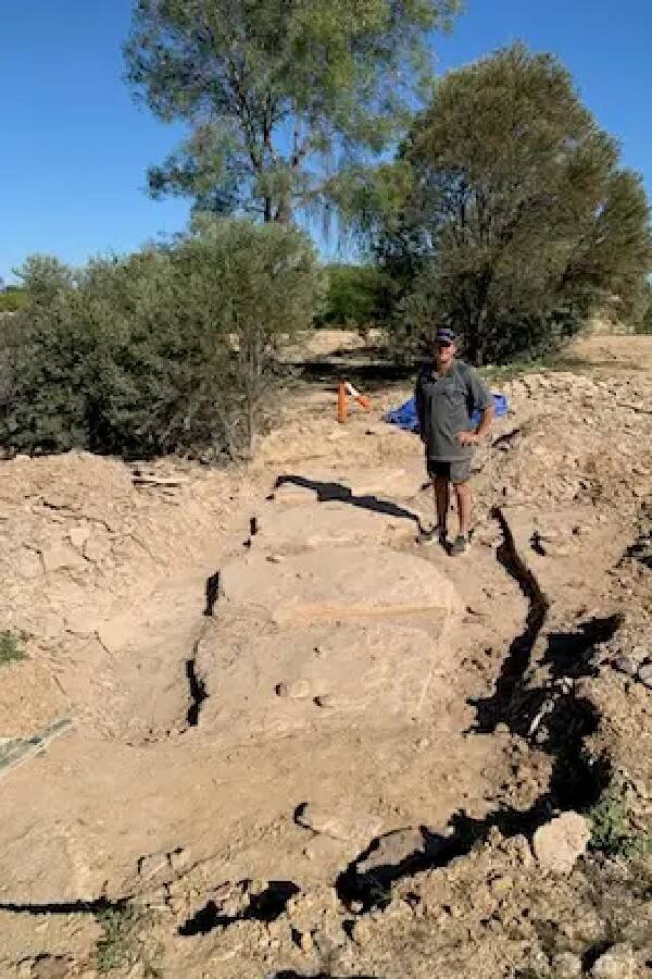 Kevin Petersen At Queensland Fossicking Site
