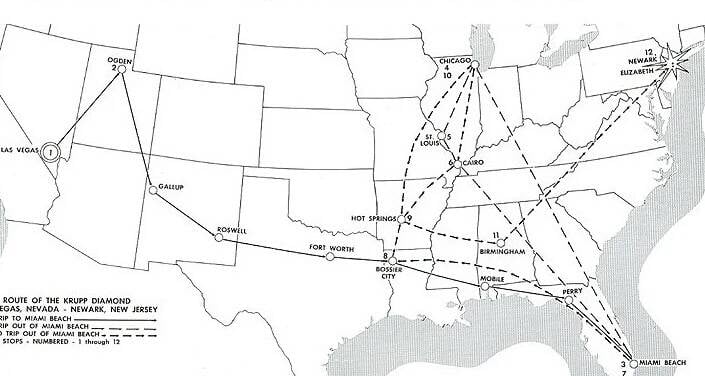 Krupp Diamond Case Map