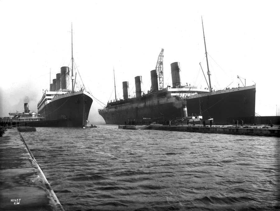 White Star Line Olympic And Titanic