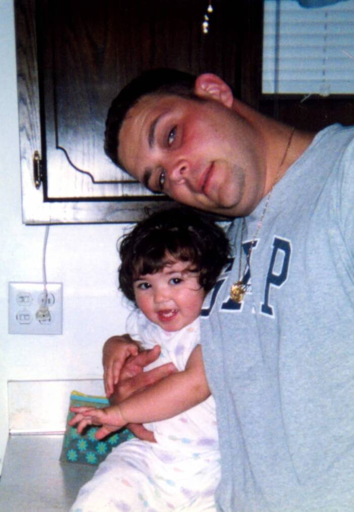 Christopher Amoroso With His Daughter